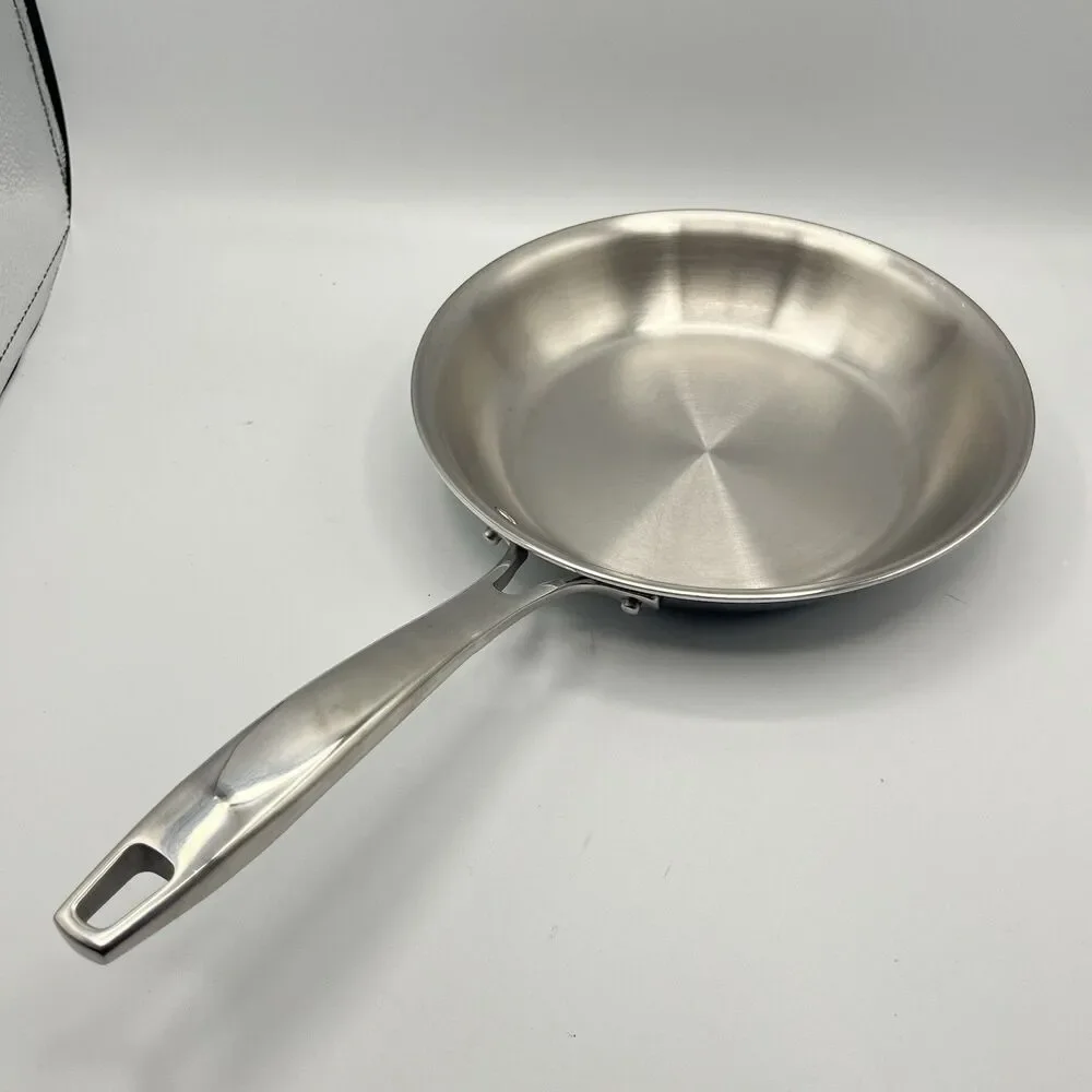 Tramontina Gourmet Tri-Ply Clad Stainless Steel Frying Pan 8in Silver
